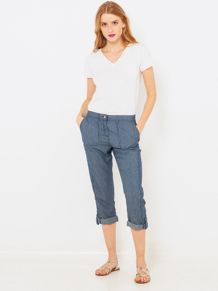 CAMAIEU Blaue 3/4-Jeans mit schmaler Passform CAMAIEU