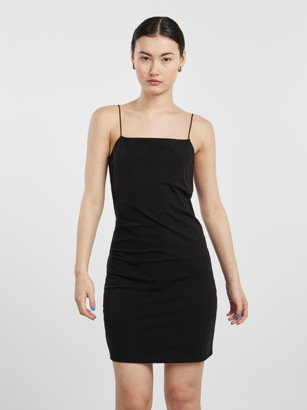 Pieces Schwarzes Womensleeve-Kleid Pieces Kiwi