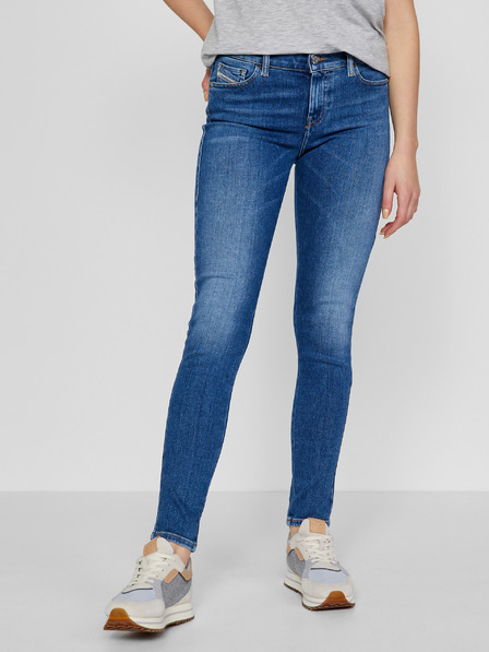 Diesel Blaue Diesel Slandy Super Skinny Fit Damenjeans