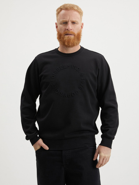Diesel Schwarzes Diesel Girk Herren-Sweatshirt