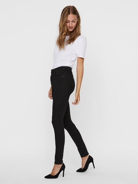 Noisy May Schwarze Super Slim Fit-Jeans Noisy May Jen