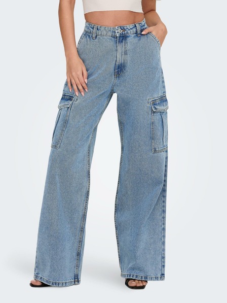 ONLY Hellblaue Damenjeans mit weiten Taschen ONLY Hope