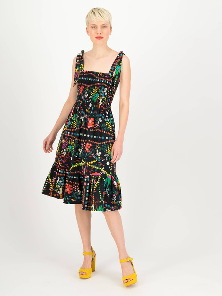 Blutsgeschwister Schwarzes Damen Kleid Blutsgeschwister Seaside Picknick Love