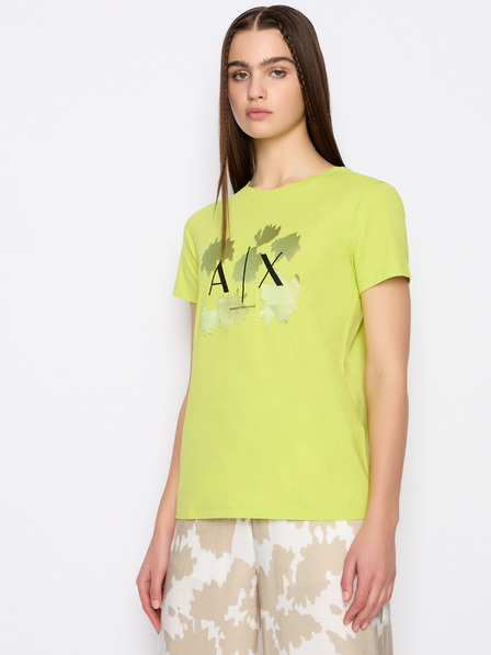 Armani Exchange Hellgrünes Damen-T-Shirt Armani Exchange
