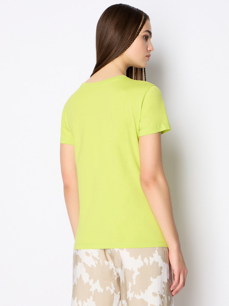Armani Exchange Hellgrünes Damen-T-Shirt Armani Exchange