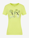 Armani Exchange Hellgrünes Damen-T-Shirt Armani Exchange