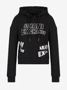 Armani Exchange Schwarzer Kapuzenpulli für Damen Armani Exchange