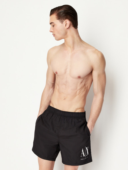 Armani Exchange Schwarze Herren-Bademode Armani Exchange