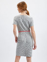 Orsay Grau kariertes Damen-Kleid ORSAY