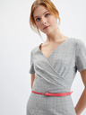 Orsay Grau kariertes Damen-Kleid ORSAY