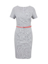 Orsay Grau kariertes Damen-Kleid ORSAY