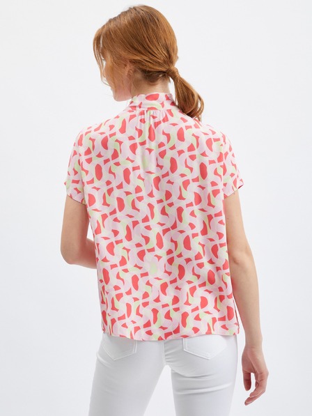 Orsay Rosa gemusterte Damenbluse ORSAY