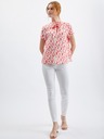 Orsay Rosa gemusterte Damenbluse ORSAY