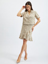 Orsay Hellbraun Damen Kurzarm Bluse ORSAY