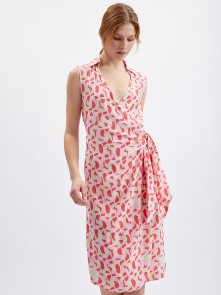 Orsay Rosa gemustertes Damenkleid ORSAY