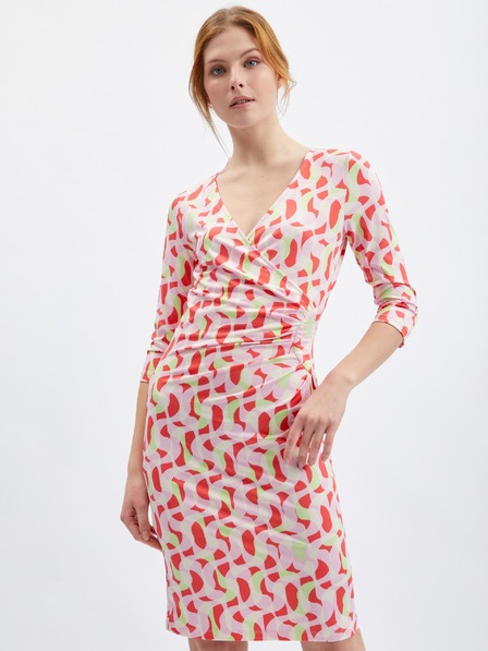 Orsay Rosa gemustertes Damenkleid ORSAY