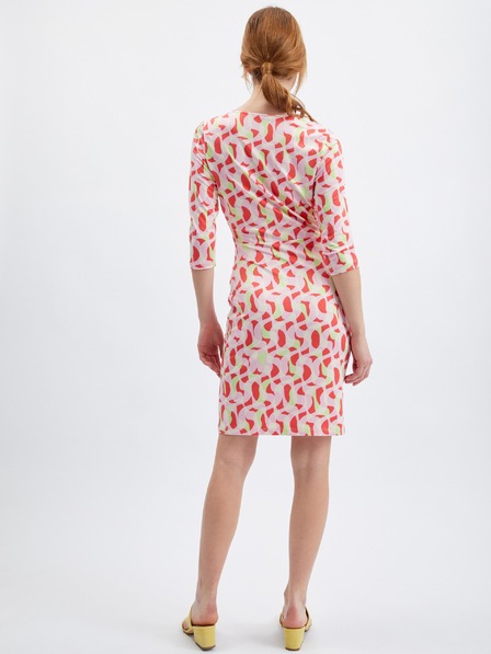 Orsay Rosa gemustertes Damenkleid ORSAY