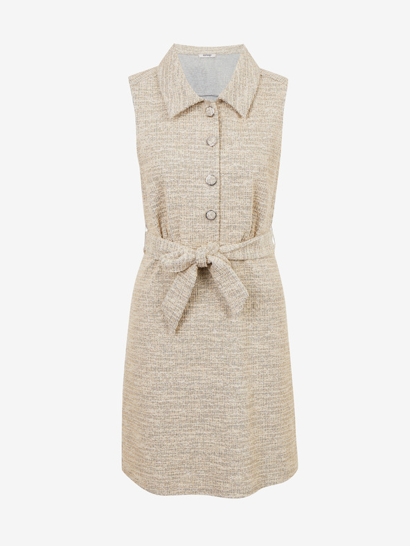 Orsay Hellbraun meliertes Damenkleid ORSAY