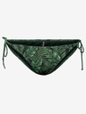 Pieces Grüner gemusterter Damen-Bikiniunterteil Pieces Bilma