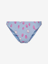 Pieces Hellblauer gemusterter Damen-Bikiniunterteil Pieces Bonna