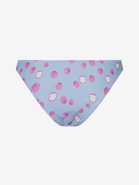 Pieces Hellblauer gemusterter Damen-Bikiniunterteil Pieces Bonna