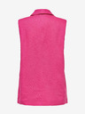 ONLY Dunkelrosa Damen Leinenweste ONLY Caro