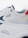 Jack & Jones Weiße Herren-Sneaker mit Wildleder-Details Jack & Jones Uston