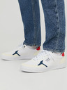 Jack & Jones Weiße Herren-Sneaker mit Wildleder-Details Jack & Jones Uston