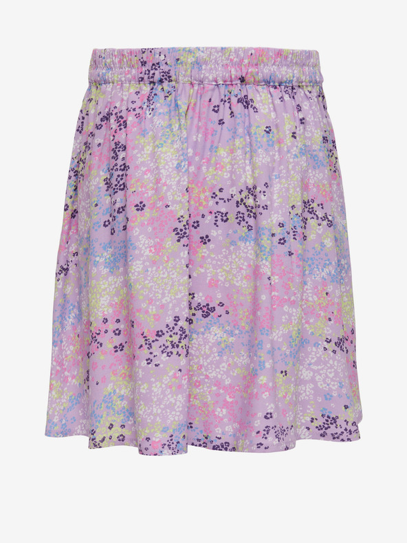 ONLY Hellvioletter Mädchenrock mit Blumen ONLY Anna