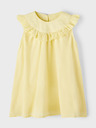 name it Hellgelbes Mädchenkleid name it Fetulle