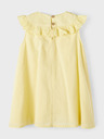 name it Hellgelbes Mädchenkleid name it Fetulle