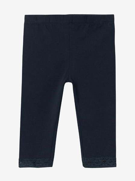 name it Dunkelblaue kurze Leggings mit Spitze für Mädchen Vista