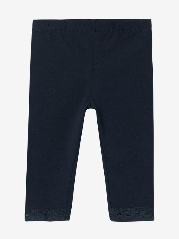 name it Dunkelblaue kurze Leggings mit Spitze für Mädchen Vista
