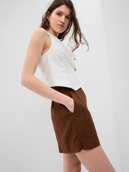 GAP Leinen Shorts mit elastischem Bund GAP
