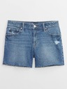 GAP Jeans Shorts Mid Rise Distresset GAP