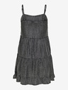 ONLY Dunkelgraues kurzes Kleid mit Riemchen ONLY Ragna