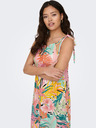 Jacqueline de Yong Grünes und rosa geblümtes Maxikleid für Damen JDY Daisy