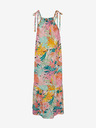 Jacqueline de Yong Grünes und rosa geblümtes Maxikleid für Damen JDY Daisy
