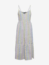 Pieces Hellviolett gestreiftes Midikleid Pieces Kaitlyn