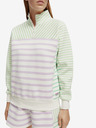 Scotch & Soda Lila und weiß gestreiftes Damen-Sweatshirt Scotch & Soda
