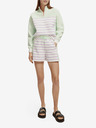Scotch & Soda Lila und weiß gestreiftes Damen-Sweatshirt Scotch & Soda