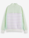 Scotch & Soda Lila und weiß gestreiftes Damen-Sweatshirt Scotch & Soda
