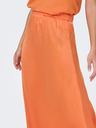 Jacqueline de Yong Orangefarbener Satin-Maxirock für Damen JDY Fifi