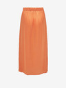 Jacqueline de Yong Orangefarbener Satin-Maxirock für Damen JDY Fifi