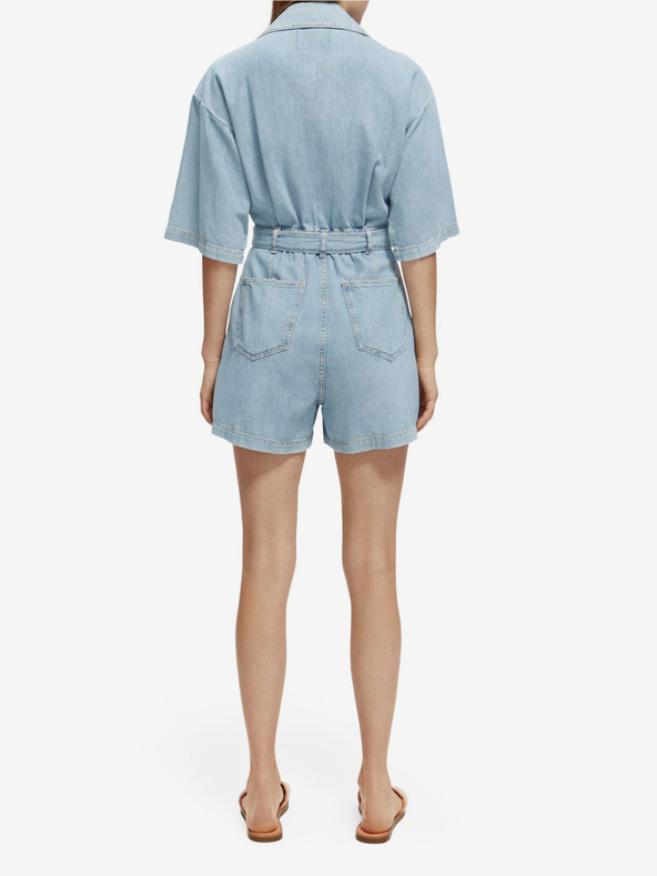 Scotch & Soda Hellblauer Jeans-Overall für Damen Scotch & Soda