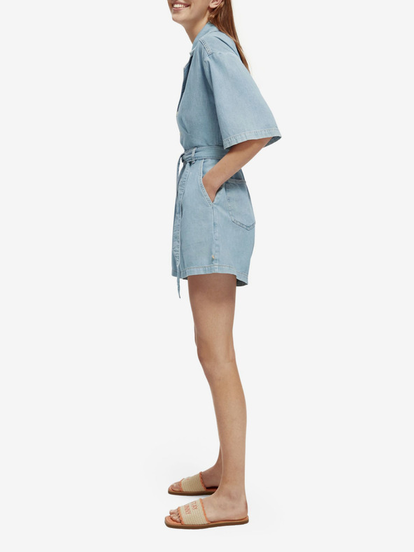 Scotch & Soda Hellblauer Jeans-Overall für Damen Scotch & Soda