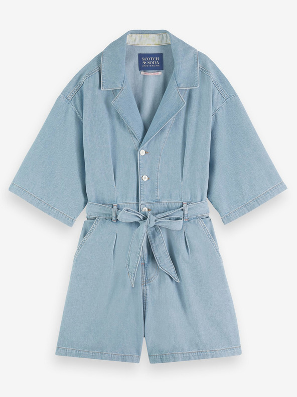 Scotch & Soda Hellblauer Jeans-Overall für Damen Scotch & Soda