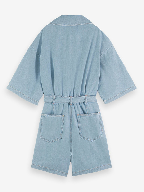 Scotch & Soda Hellblauer Jeans-Overall für Damen Scotch & Soda