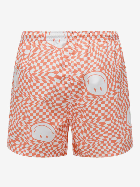 ONLY & SONS Orange gemusterte Herren-Badebekleidung ONLY & SONS Ted