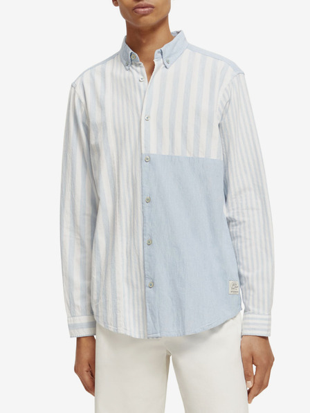 Scotch & Soda Blau-weiß gestreiftes Herrenhemd von Scotch & Soda